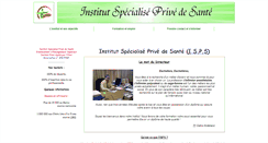 Desktop Screenshot of institut-sante.info